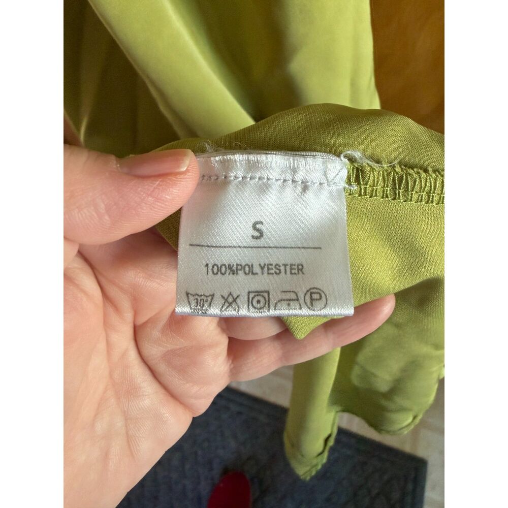 New Olive green floor length dress